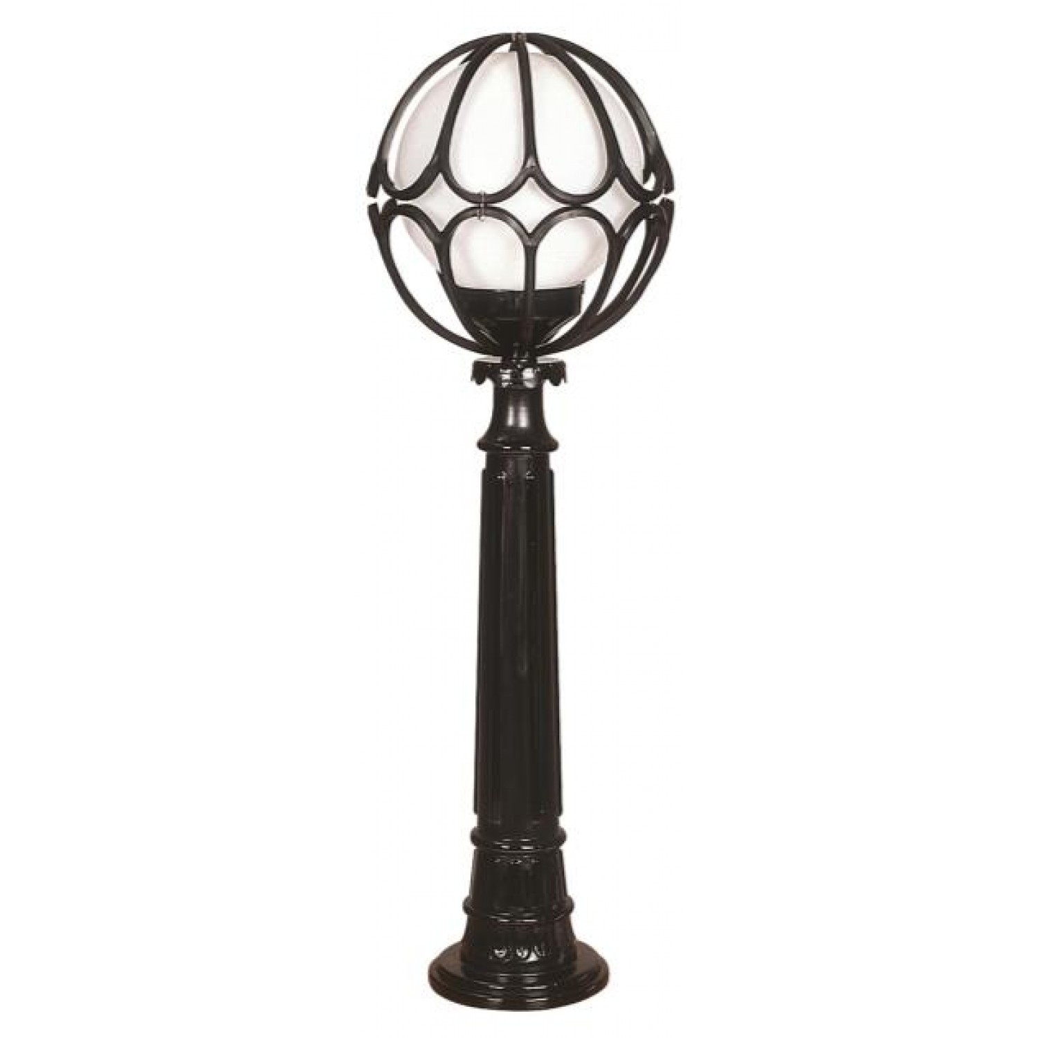 BLACK COLOR CM FLOOR GARDEN LIGHTING 30 CM DIAMETER LOAD: 100 CM